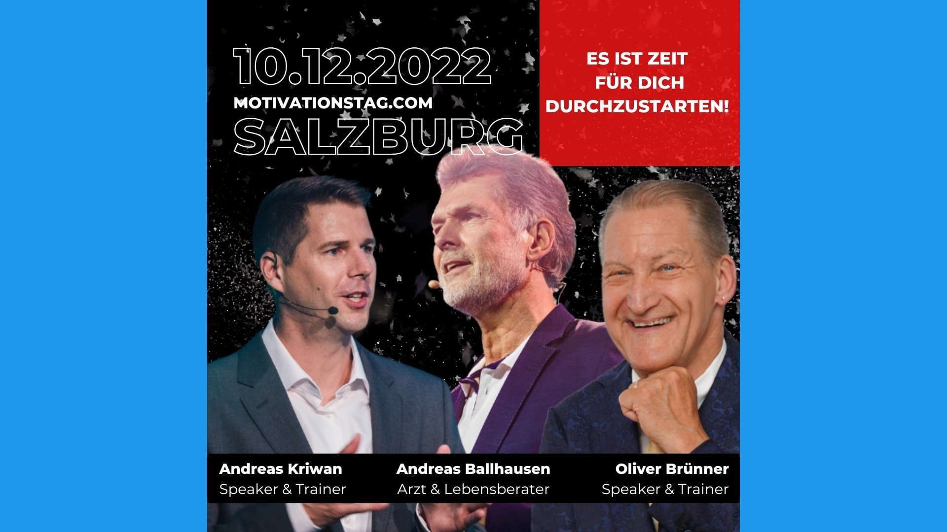 Motivationstag Salzburg am 10.Dezember 2022