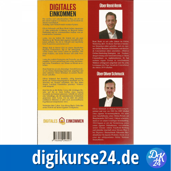 Digitales Einkommen - Buch von Rene Renk und Oliver Schmuck
