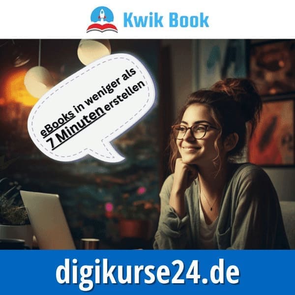 Kwik Book von Torsten Jaeger - Erstelle eBooks in weniger als 7 Minuten mit Hilfe der KI