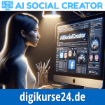 Erstelle coole Social Media Postings mit der KI von AI Social Creator