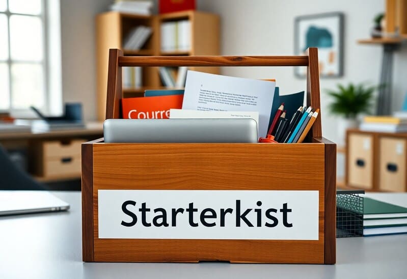 Das Onlinekurs Starterkit von Fabienne van den Berg jetzt hier sichern