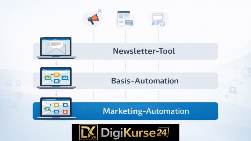 KlickTipp Marketing-Automation-Infrastruktur im Vergleich zu Newsletter-Tools und Basis-Automation-Systemen